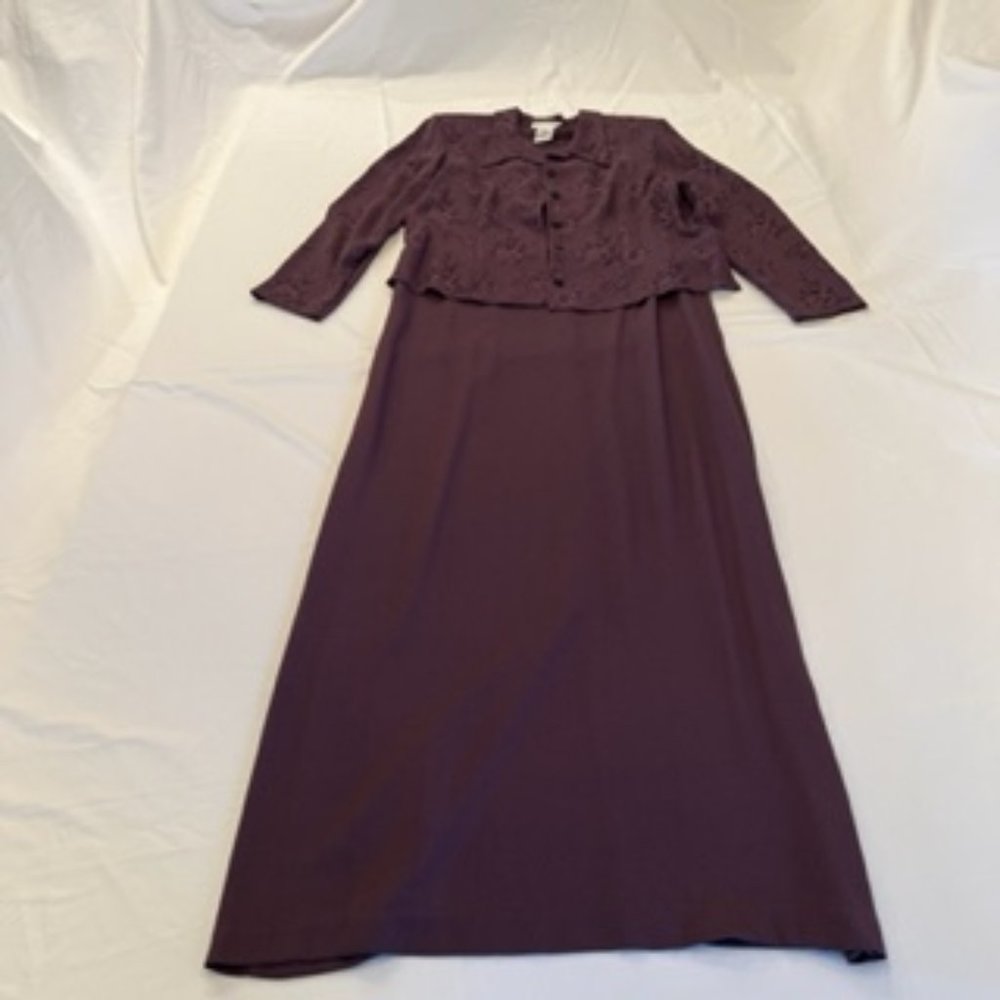 Karin Stevens Women's Dress and Jacket Purple 16